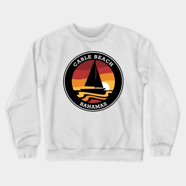 Cable Beach Sailing Crewneck Sweatshirt by Hashtagified